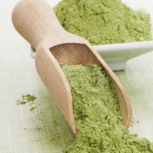 Raw organic superfood kale powder