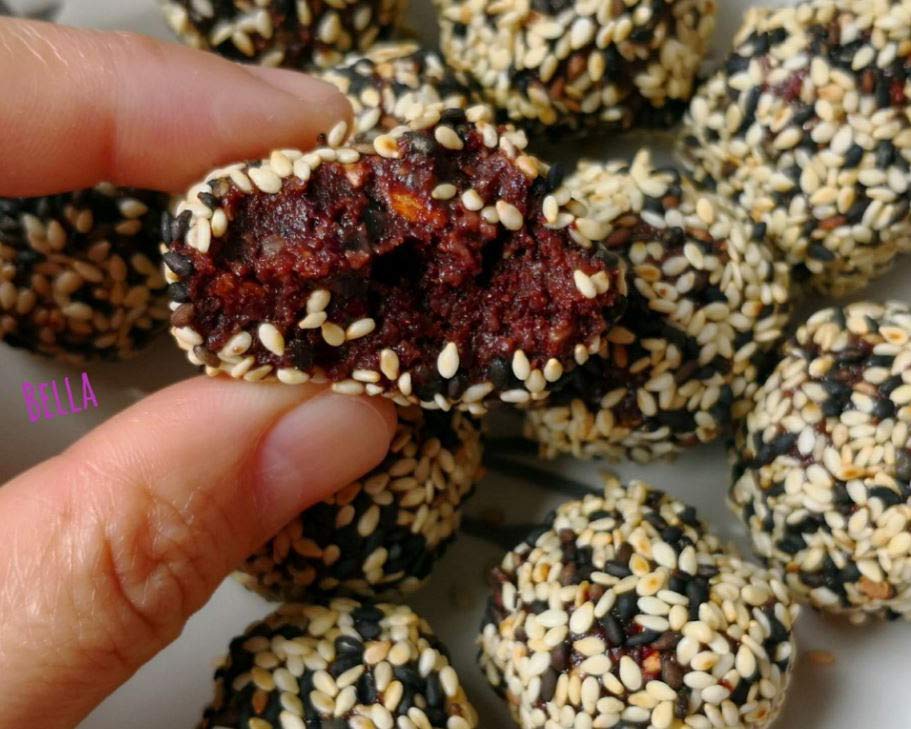 sesame power balls superfood Thailand ขนมคลีนเพื่อสุขภาพ health platz