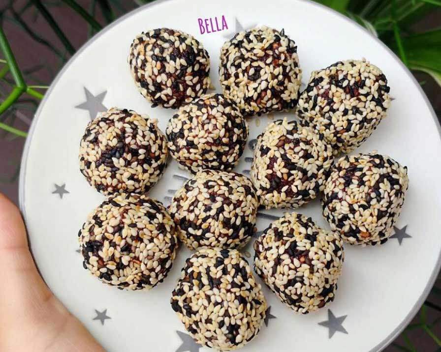 sesame power balls ขนมคลีน Energy Balls