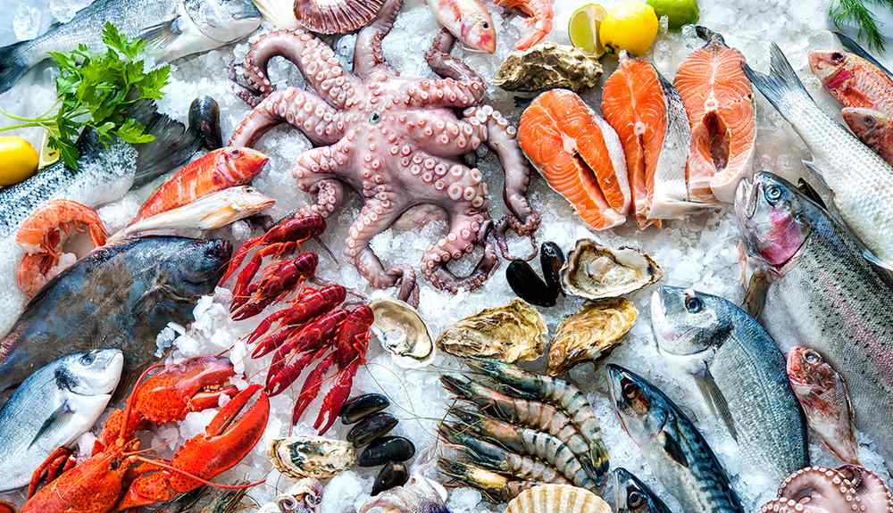 ซุปเปอร์ฟู้ด-ปลาทะเล-อาหารทะเล-Omega-3 สไปรูลิน่า-Healthplatz